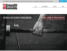 Tablet Screenshot of crossfitkasteddu.com